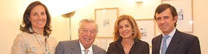 Ana Muñoz de Dios, David Álvarez, Ana Botella y Daniel Sada